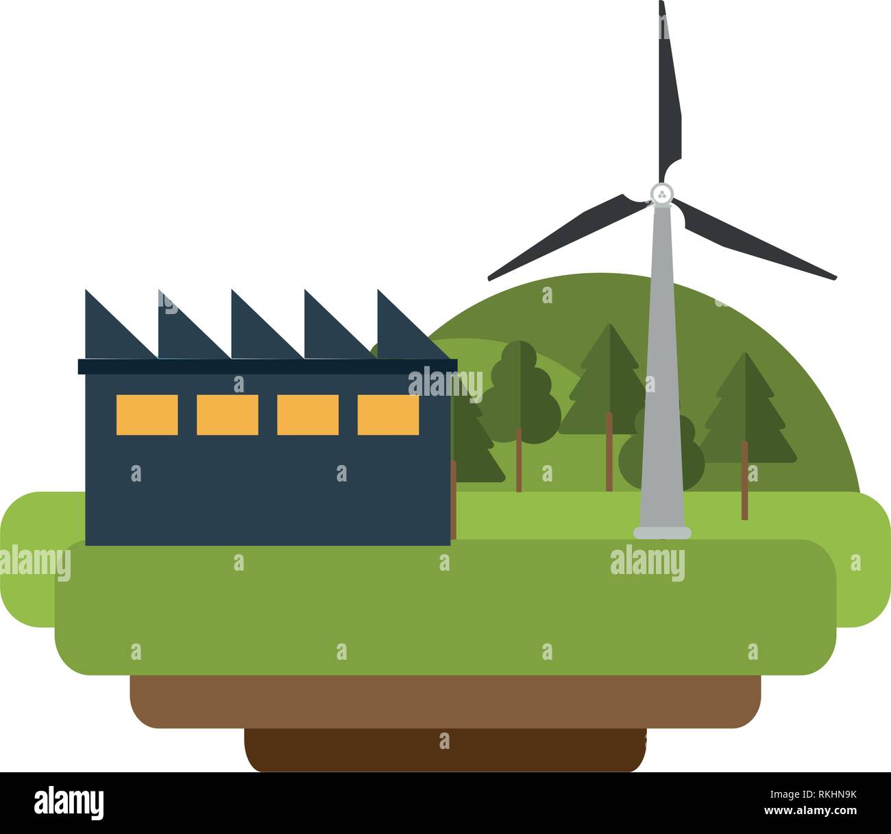 Wind turbines green energy Stock Vector Image & Art - Alamy