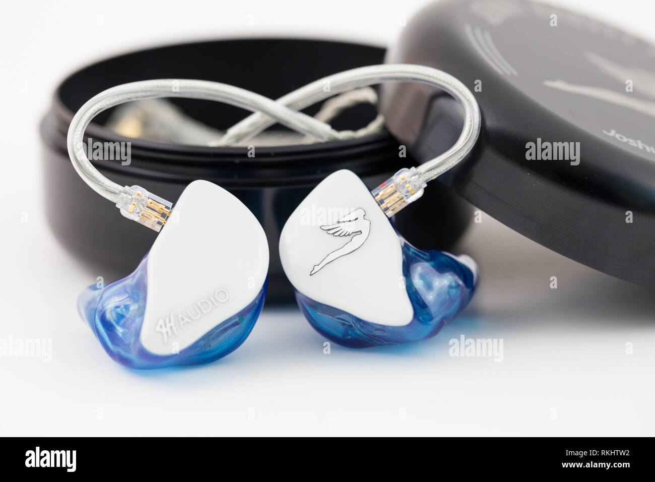 Custom in ear monitors by Jerry Harvey or JH Audio for a musician to