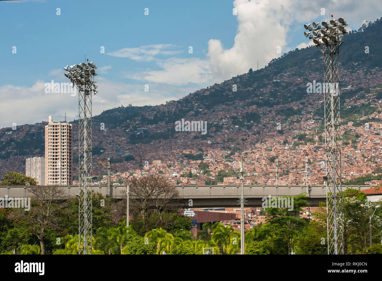 Medellin, Antioquia, Colombia: Urban landscape. Stock Photo
