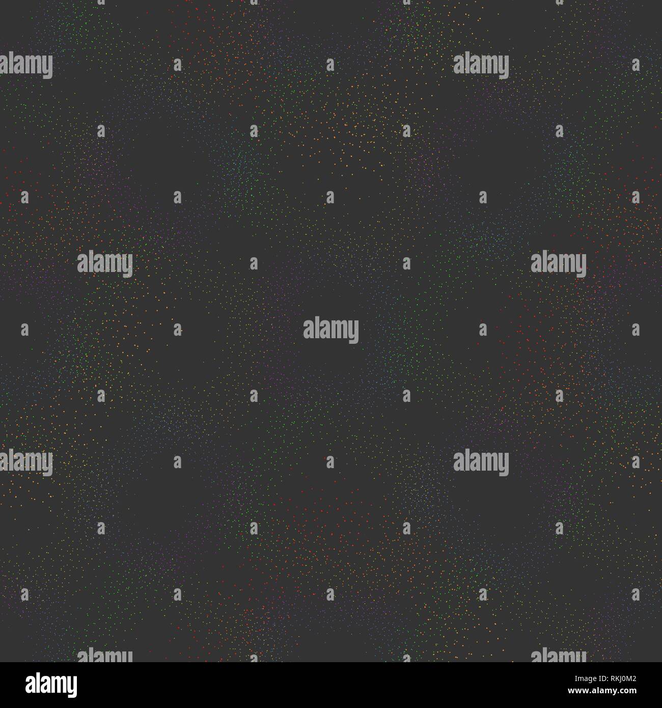 abstract multicolor geometric seamless pattern with rectangles from dots 10 eps Stock Vector