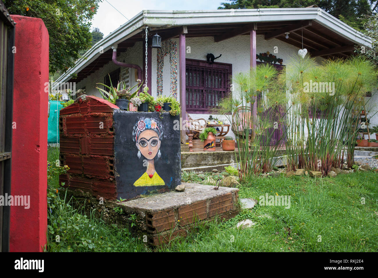 Santa Elena, Medellin. Antioquia, Colombia Country house Stock Photo