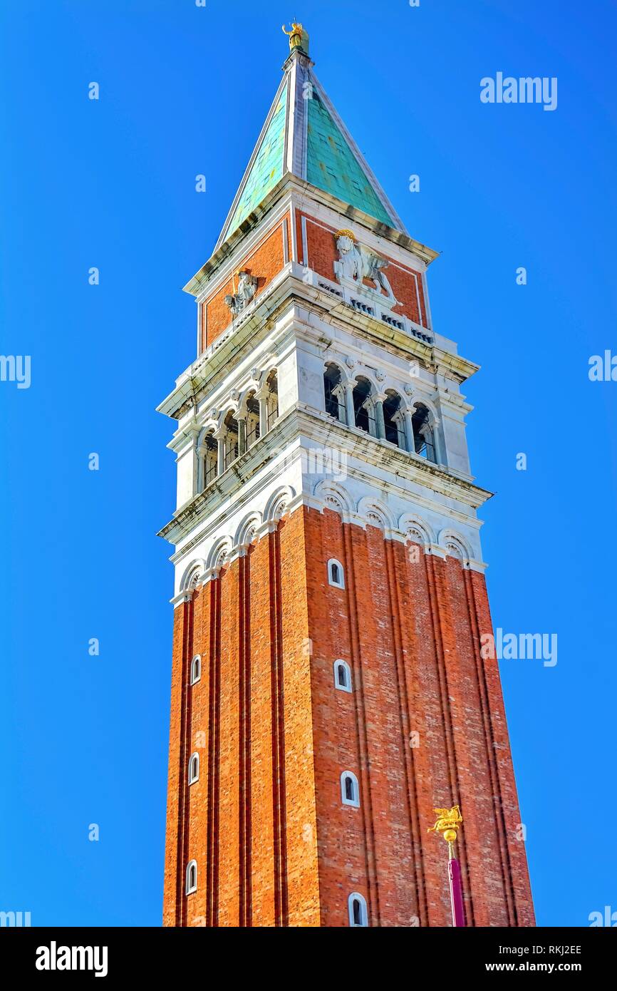 Campanile Bell Tower Piazza San Marco Saint Mark's Square Venice Italy