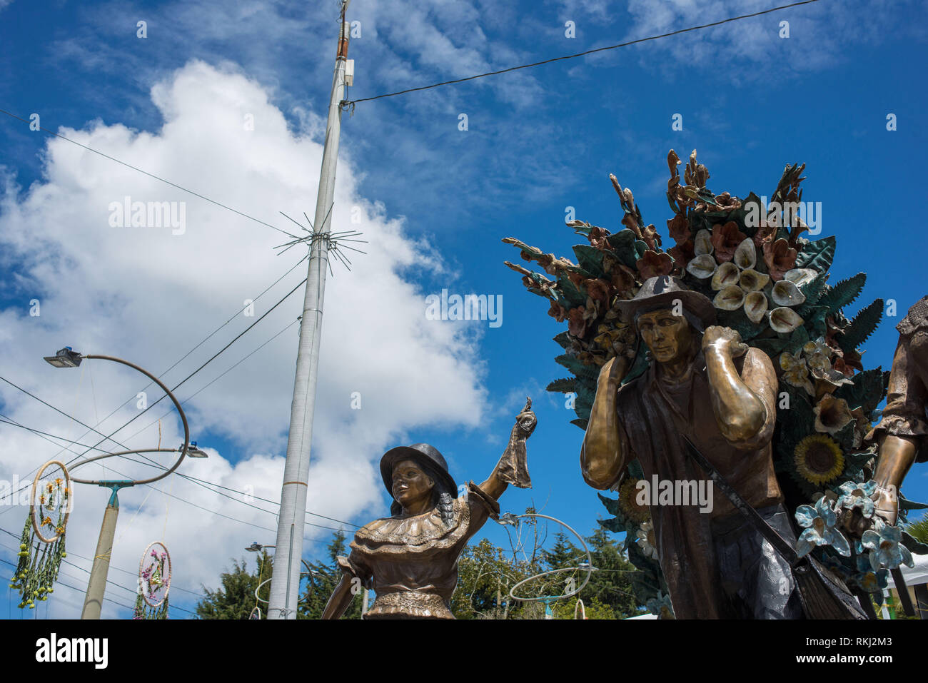 Santa Elena, Medellin. Antioquia, Colombia monument in memory of