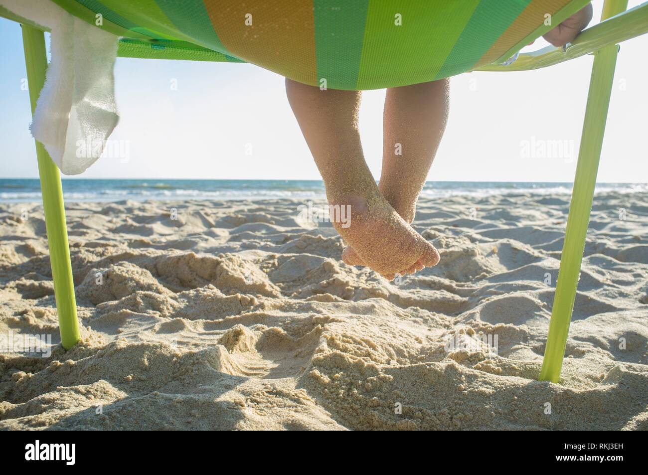 Boy resting leg up hires stock photography and images Alamy