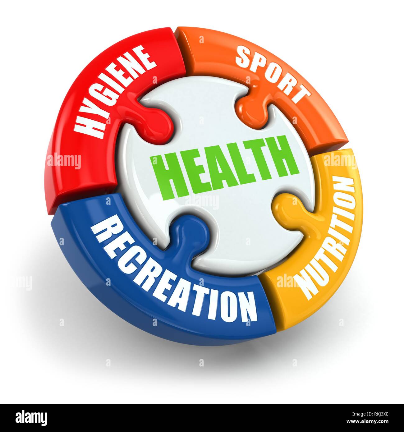 Medical infographic. Health is sport, hygiene, nutrition and ...