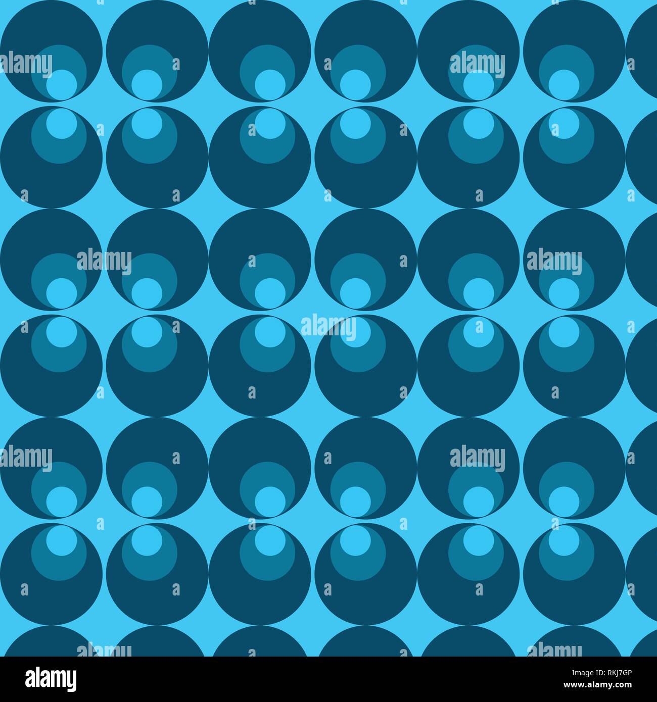 Abstract geometric blue vector pattern Stock Vector