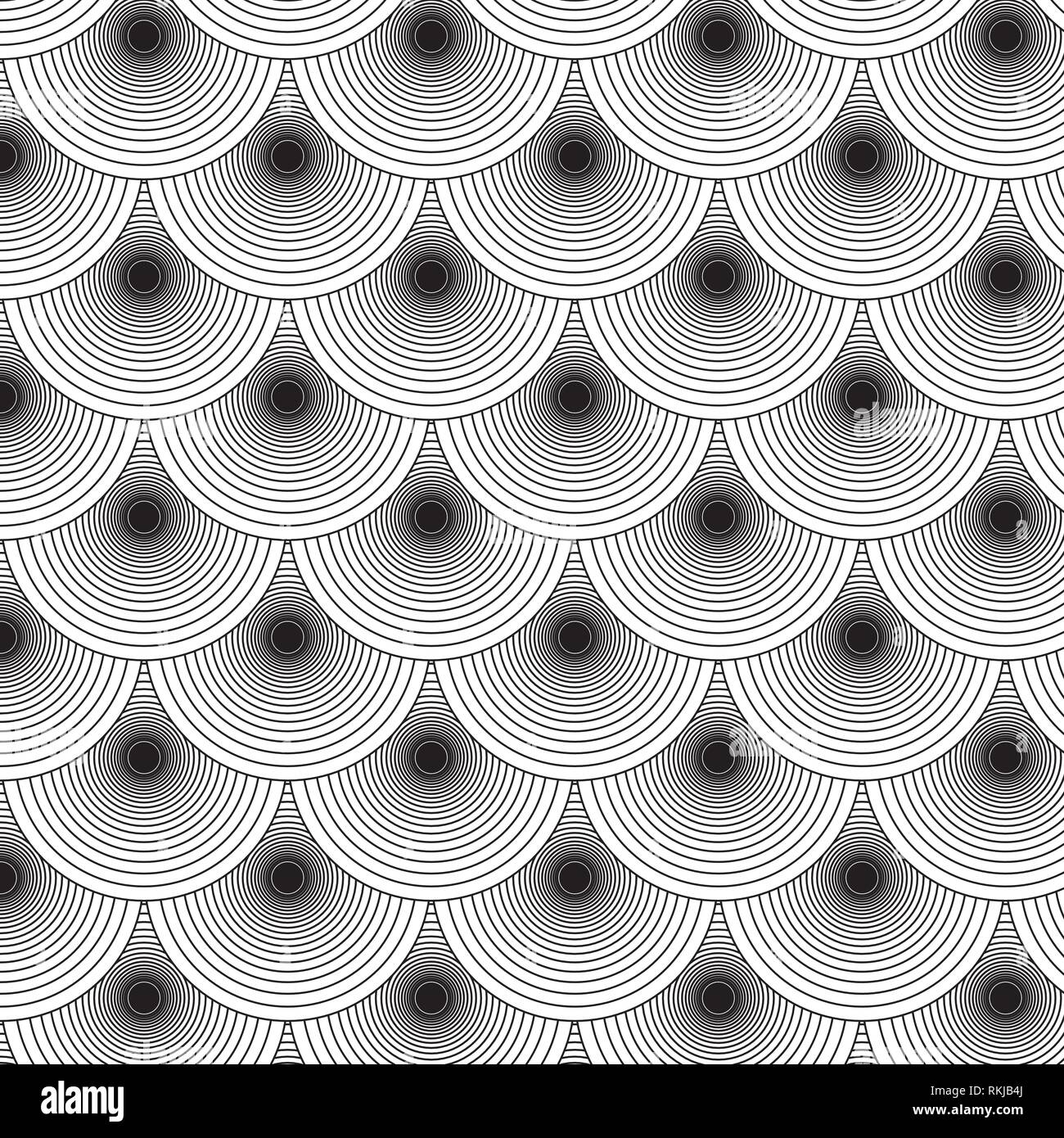 Circles vector pattern geometric Stock Vector