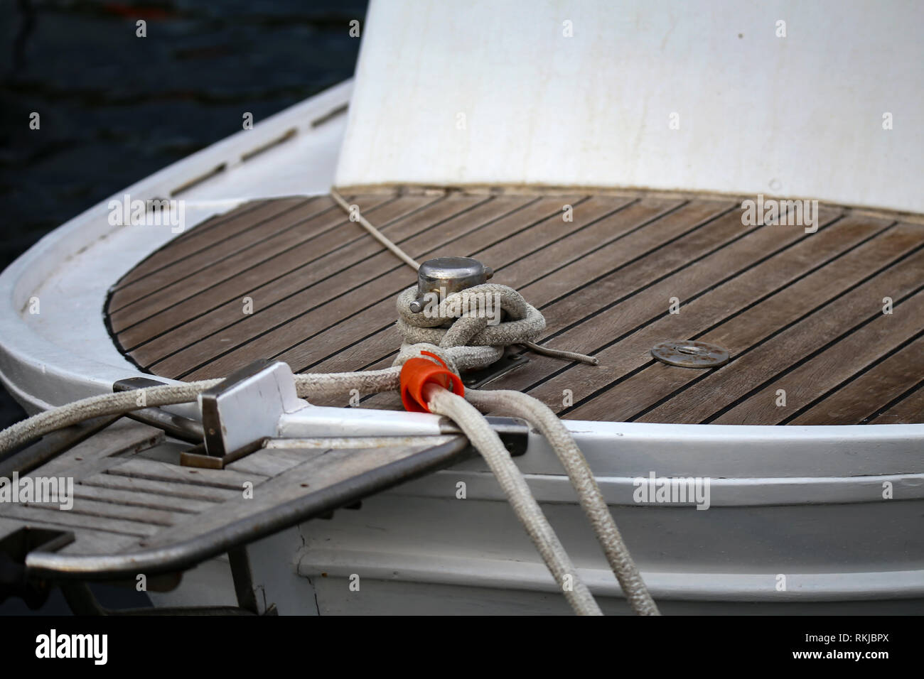 Tying into an anchor hires stock photography and images Alamy
