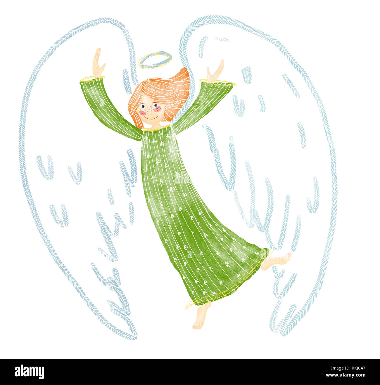 Angel Illustration High Resolution Stock Photography And Images Alamy