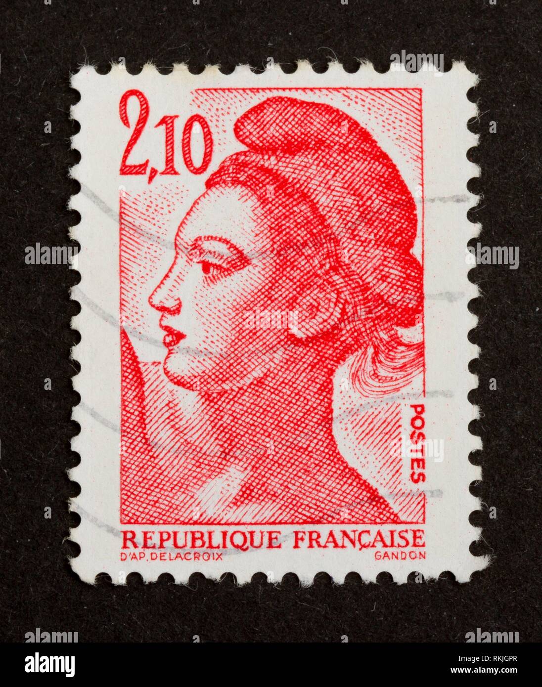 FRANCE CIRCA 1980 Stamp printed in France shows an important