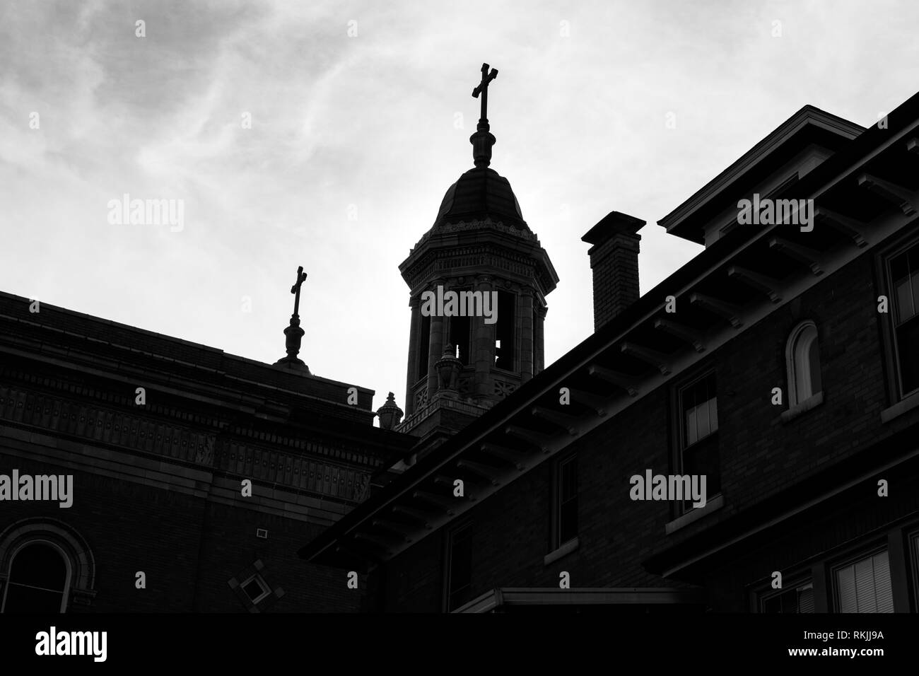 Peace bell tower Black and White Stock Photos & Images - Alamy