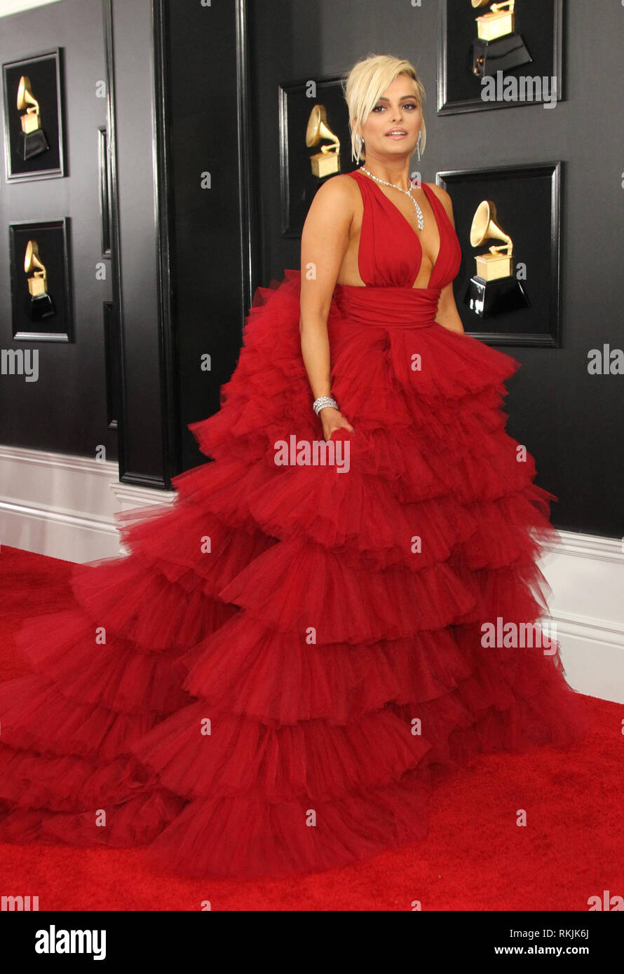 February 10 19 Los Angeles California U S Bebe Rexha Arrives For The 61st Annual Grammy Awards Held At Staples Center Photo Credit Admedia Credit Image C Admedia Via Zuma Wire Stock Photo Alamy