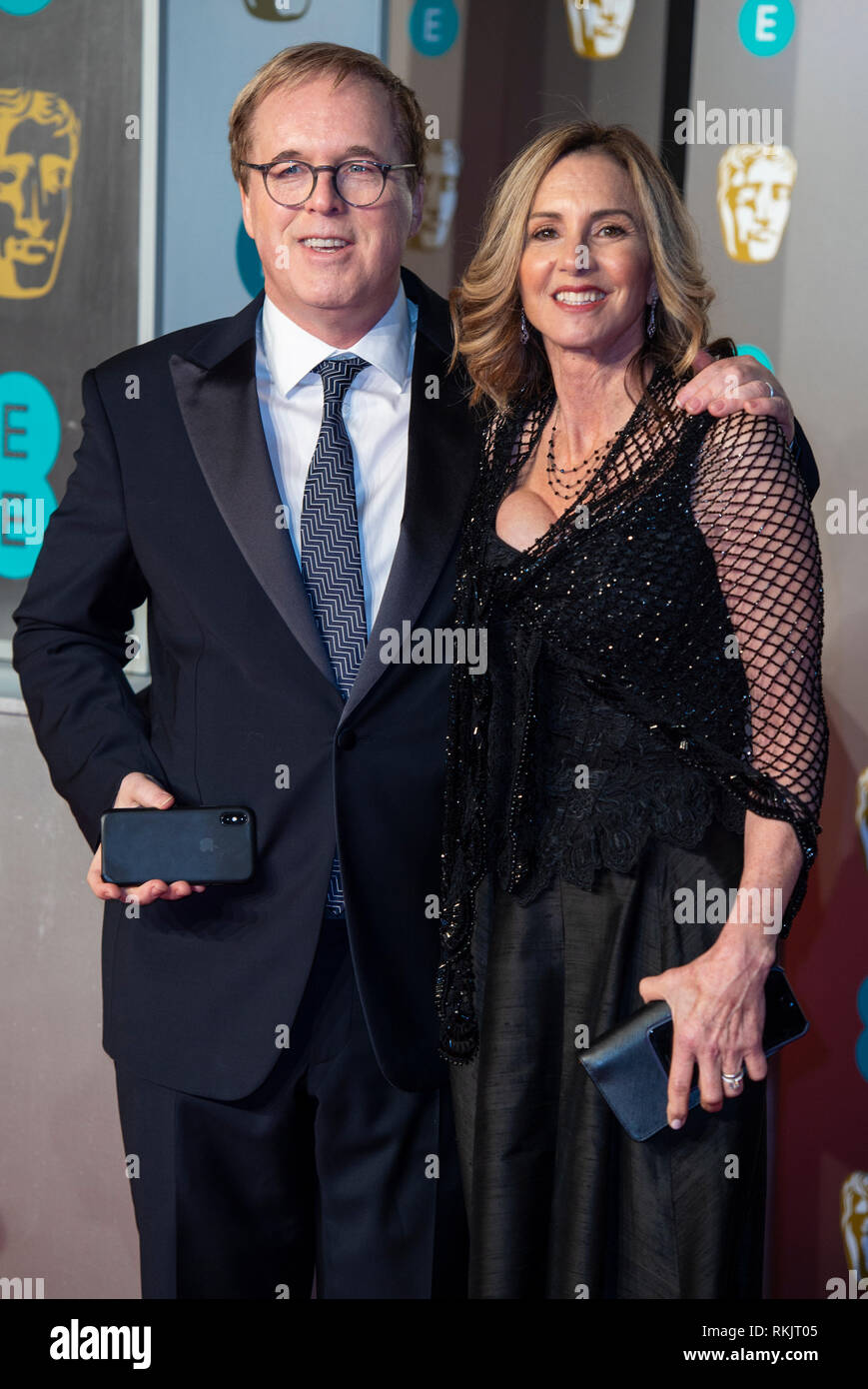 Brad Bird and Elizabeth Canney attends the EE British Academy Film