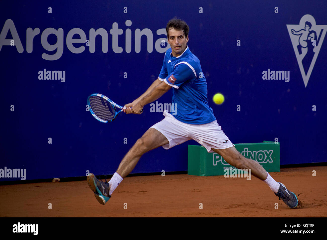 Buenos Aires, Federal Capital, Argentina. 11th Feb, 2019. Victory of the Spanish Albert Ramos Vinolas before the Brazilian Rogerio Dutra Silva 6-3; 6-4 to achieve his pass to the next round in the Argentina Open 2019 ATP 250 Credit: Roberto Almeida Aveledo/ZUMA Wire/Alamy Live News Stock Photo