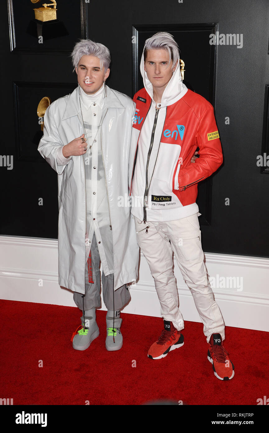 61st Annual Grammy Awards 2019 Arrivals held at the Staples Center in Los  Angeles, California. Featuring: RM, Jimin of Korean boy band 'BTS' Where:  Los Angeles, California, United States When: 10 Feb