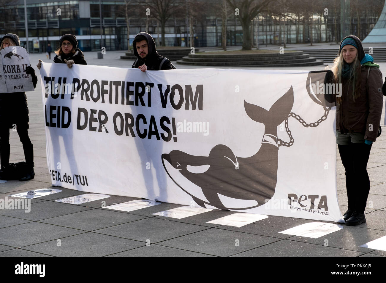 Peta animal rights banner hi-res stock photography and images - Alamy