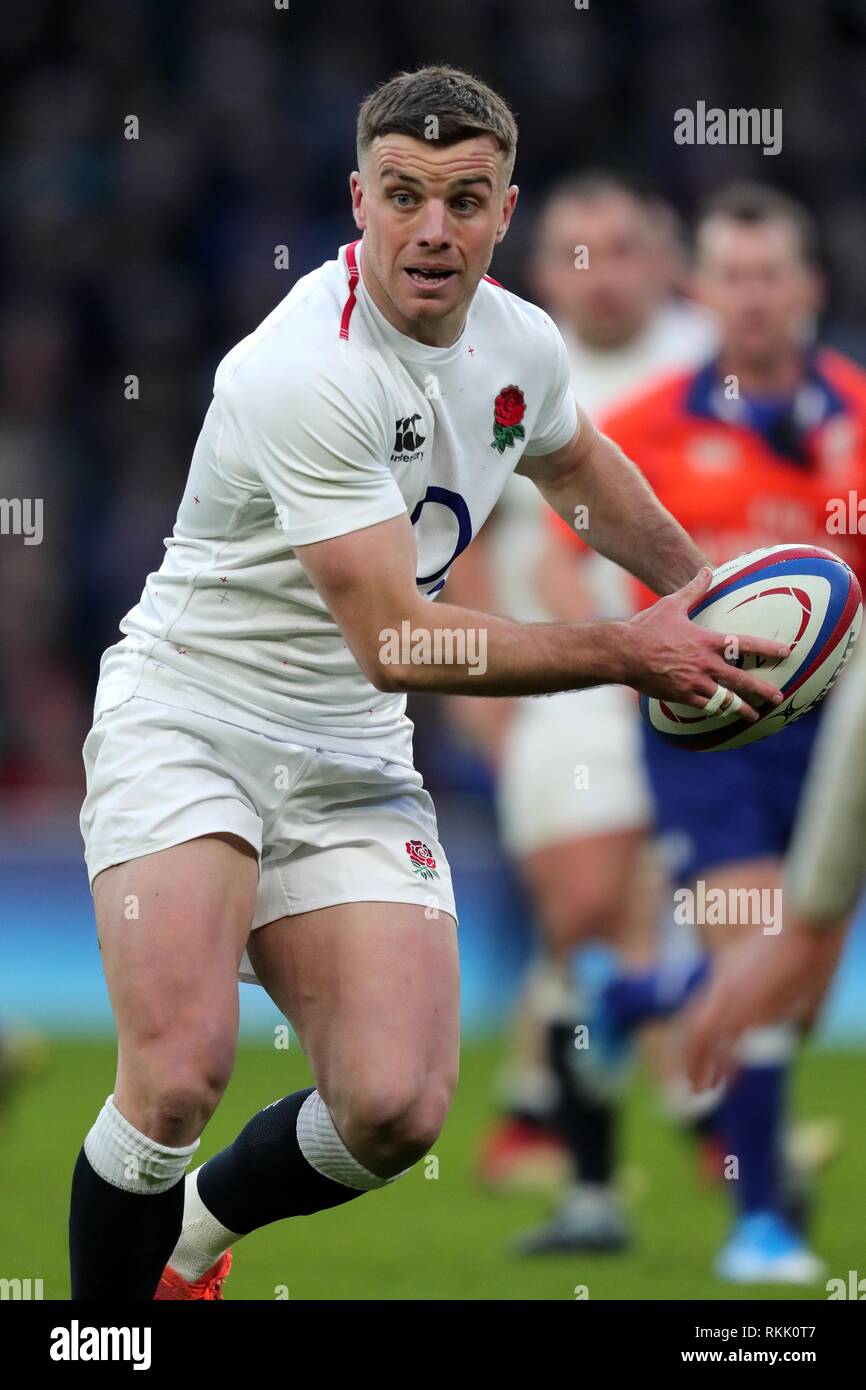 George Ford England And Leicester Tigers England V France Guinness Six Nations 19 19 Stock Photo Alamy