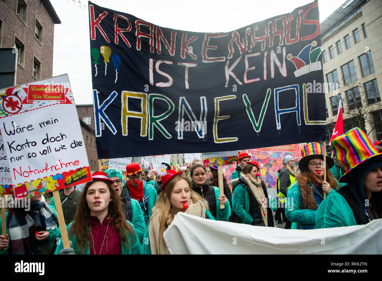12 February 2019 North Rhine Westphalia Dusseldorf Employees Of