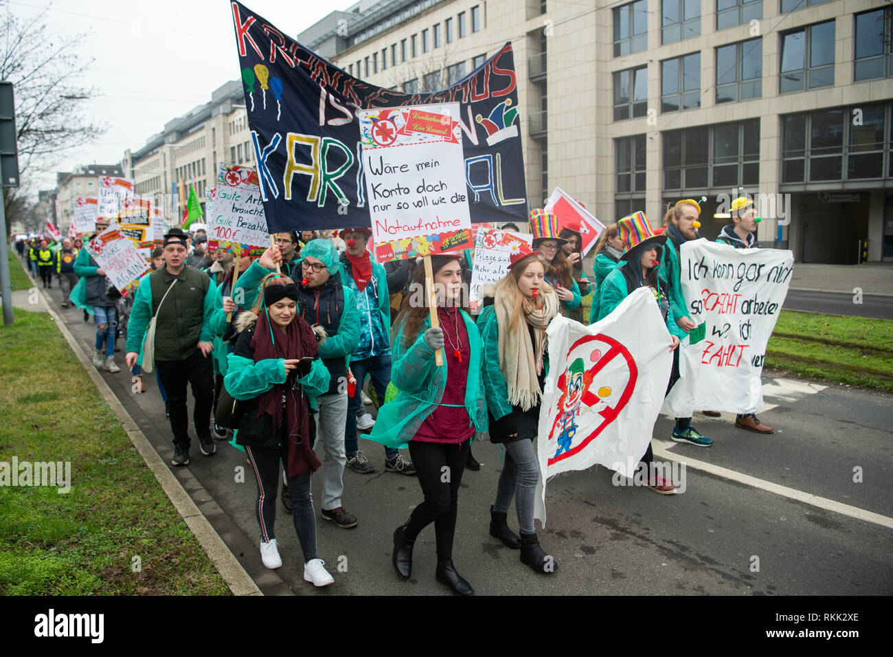 12 February 2019 North Rhine Westphalia Dusseldorf Employees Of