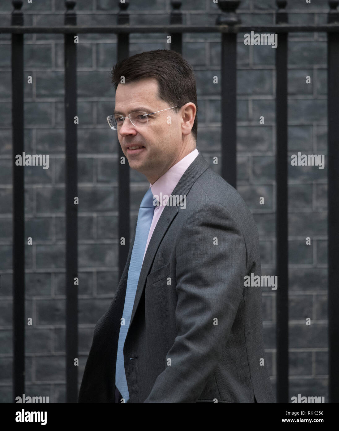 Downing Street, London, UK. 12 February 2019. Government Ministers arrive in Downing Street for weekly cabinet meeting. Credit: Malcolm Park/Alamy Live News. Stock Photo