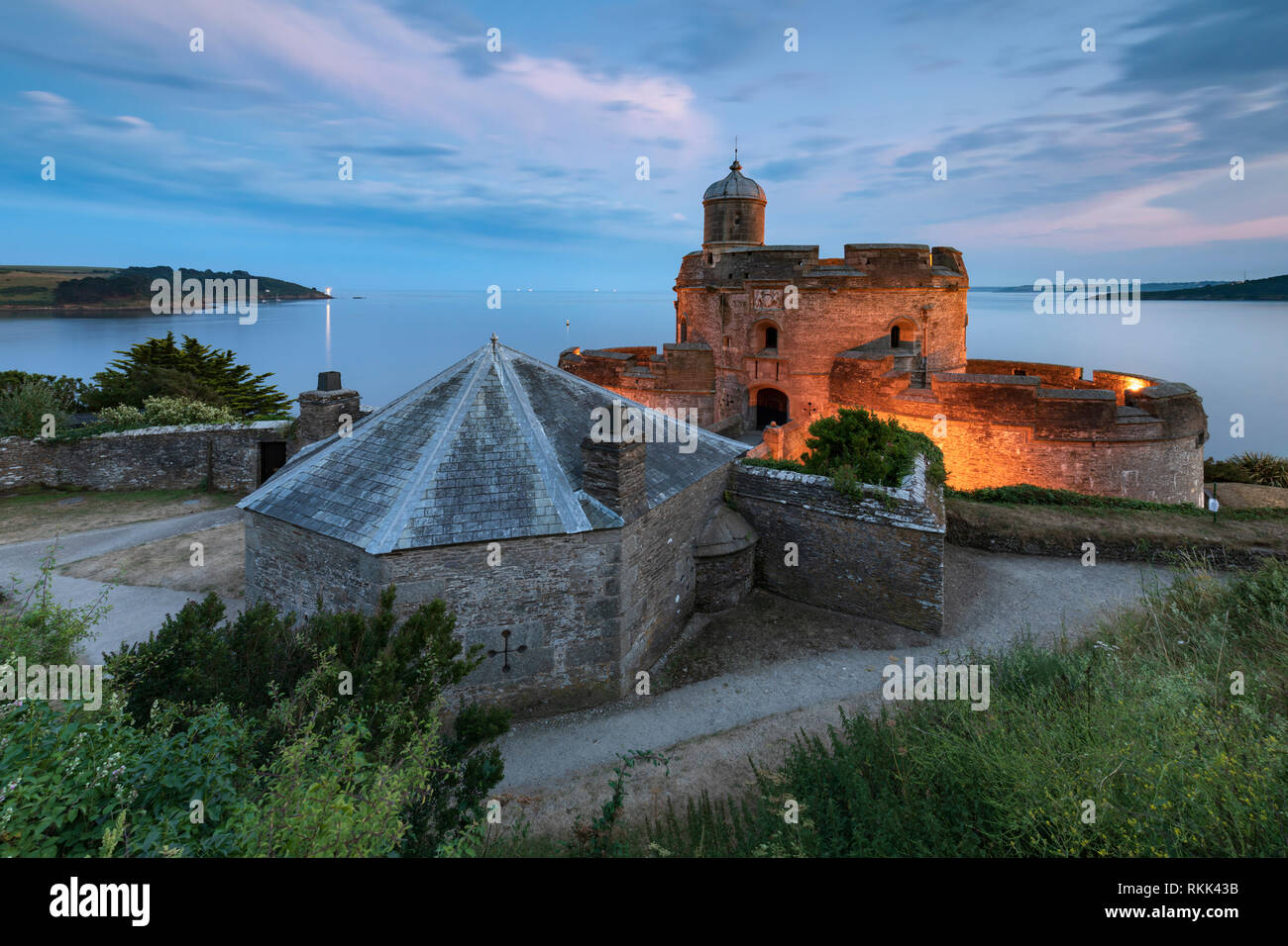 St Mawes Castle, St Mawes, Cornwall Stock Photo