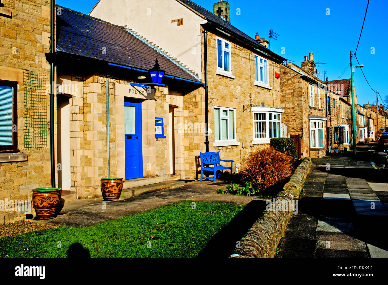 Ex Police Station, Great Stainton, Borough of Darlington, England Stock Photo Alamy