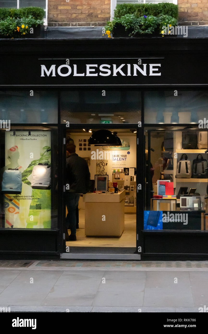 Moleskine store in Covent Garden in London Stock Photo Alamy