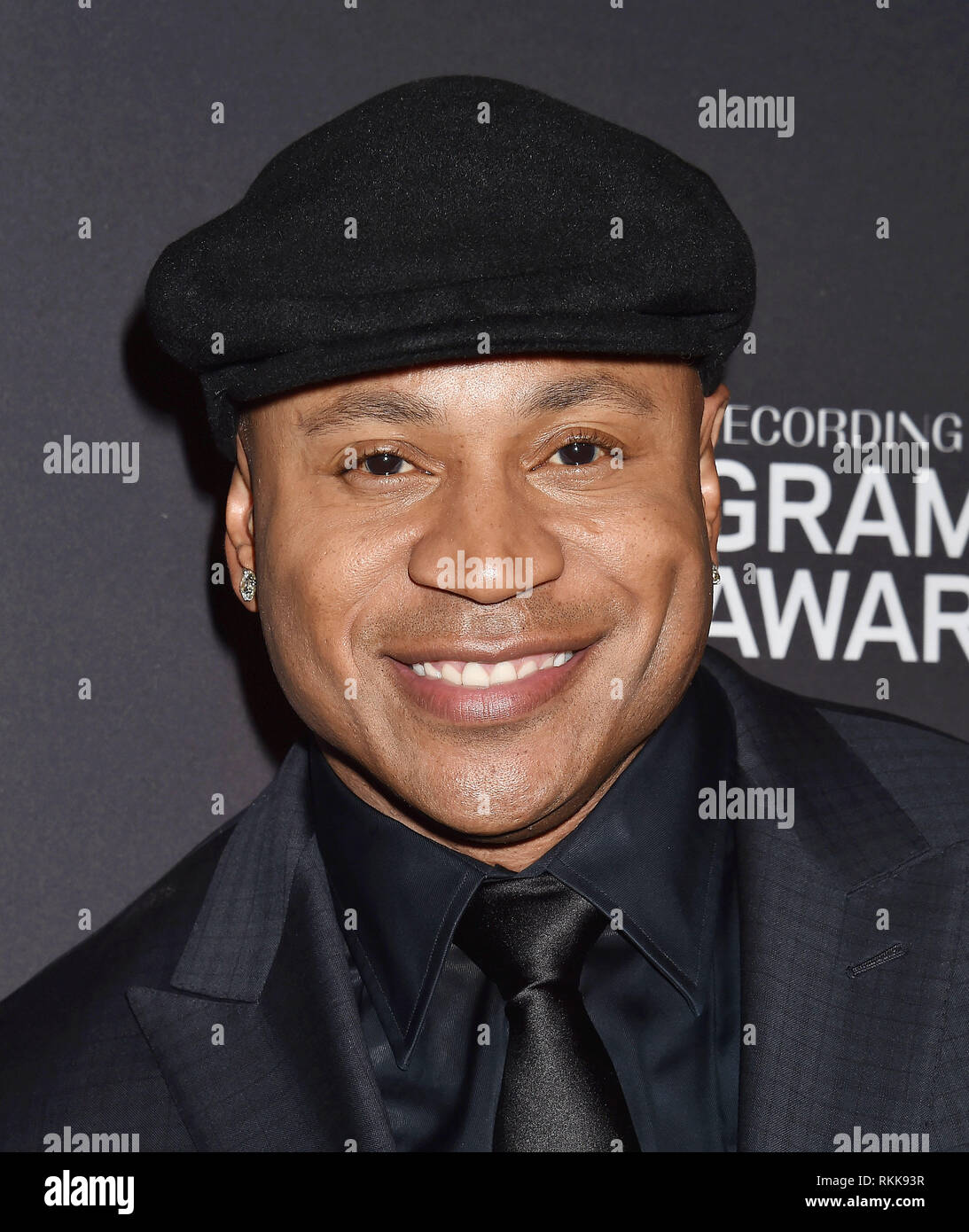 BEVERLY HILLS, CA - FEBRUARY 09: LL Cool J attends The Recording Academy And Clive Davis' 2019 Pre-GRAMMY Gala at The Beverly Hilton Hotel on February Stock Photo