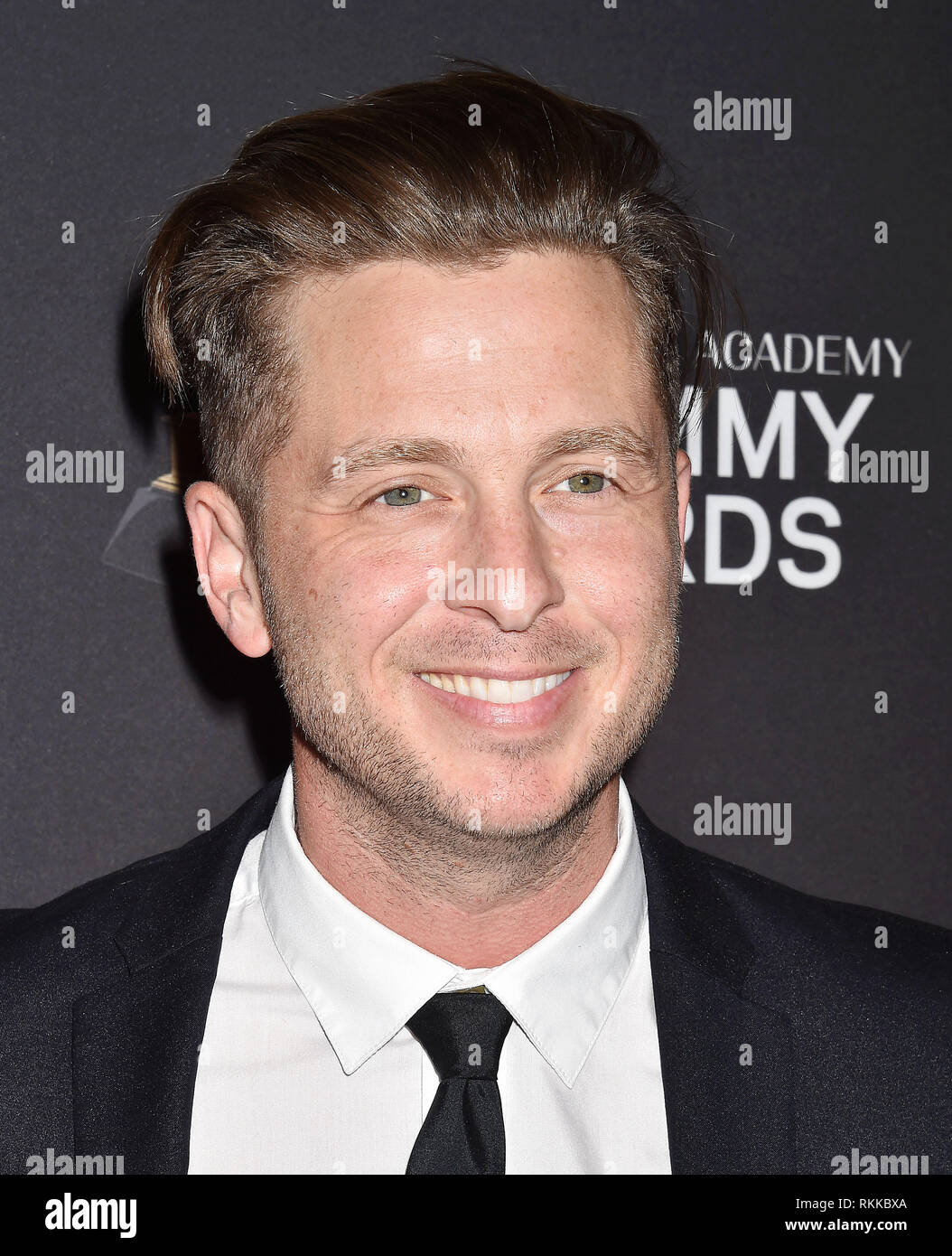 BEVERLY HILLS, CA - FEBRUARY 09: Ryan Tedder attends The Recording Academy  And Clive Davis' 2019 Pre-GRAMMY Gala at The Beverly Hilton Hotel on Febru  Stock Photo - Alamy