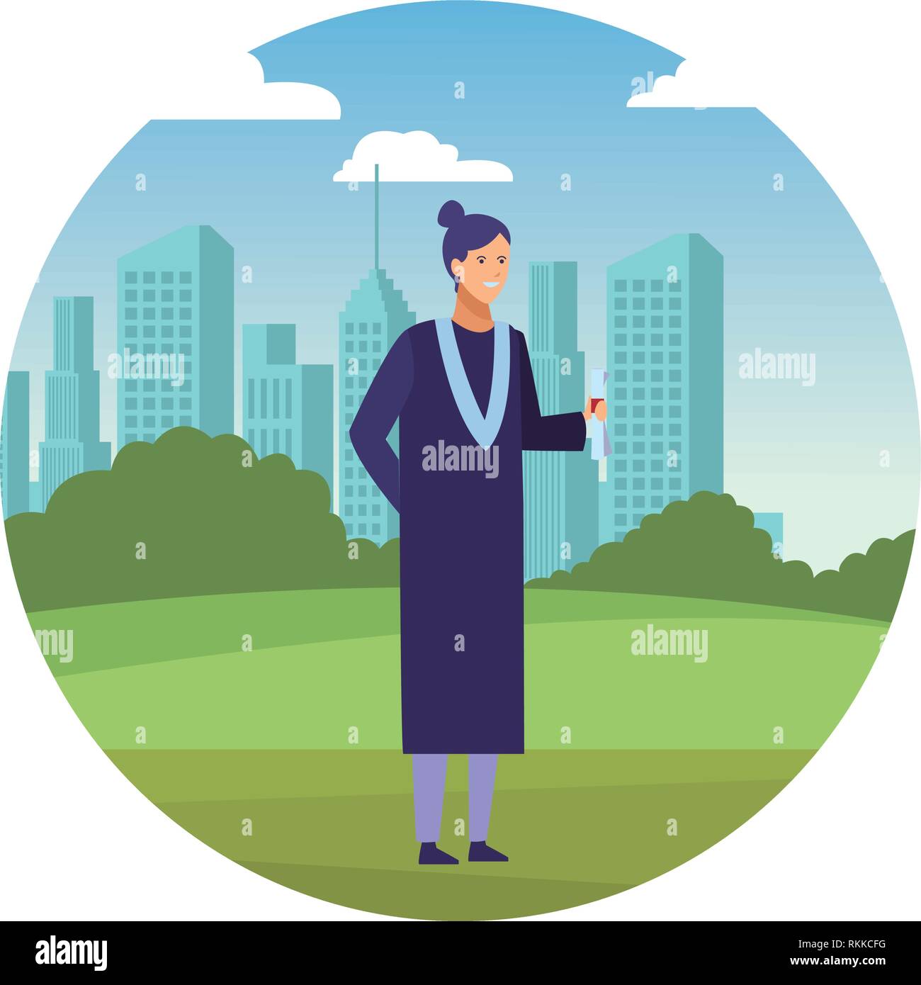 female graduation ceremony diploma Stock Vector Image & Art - Alamy
