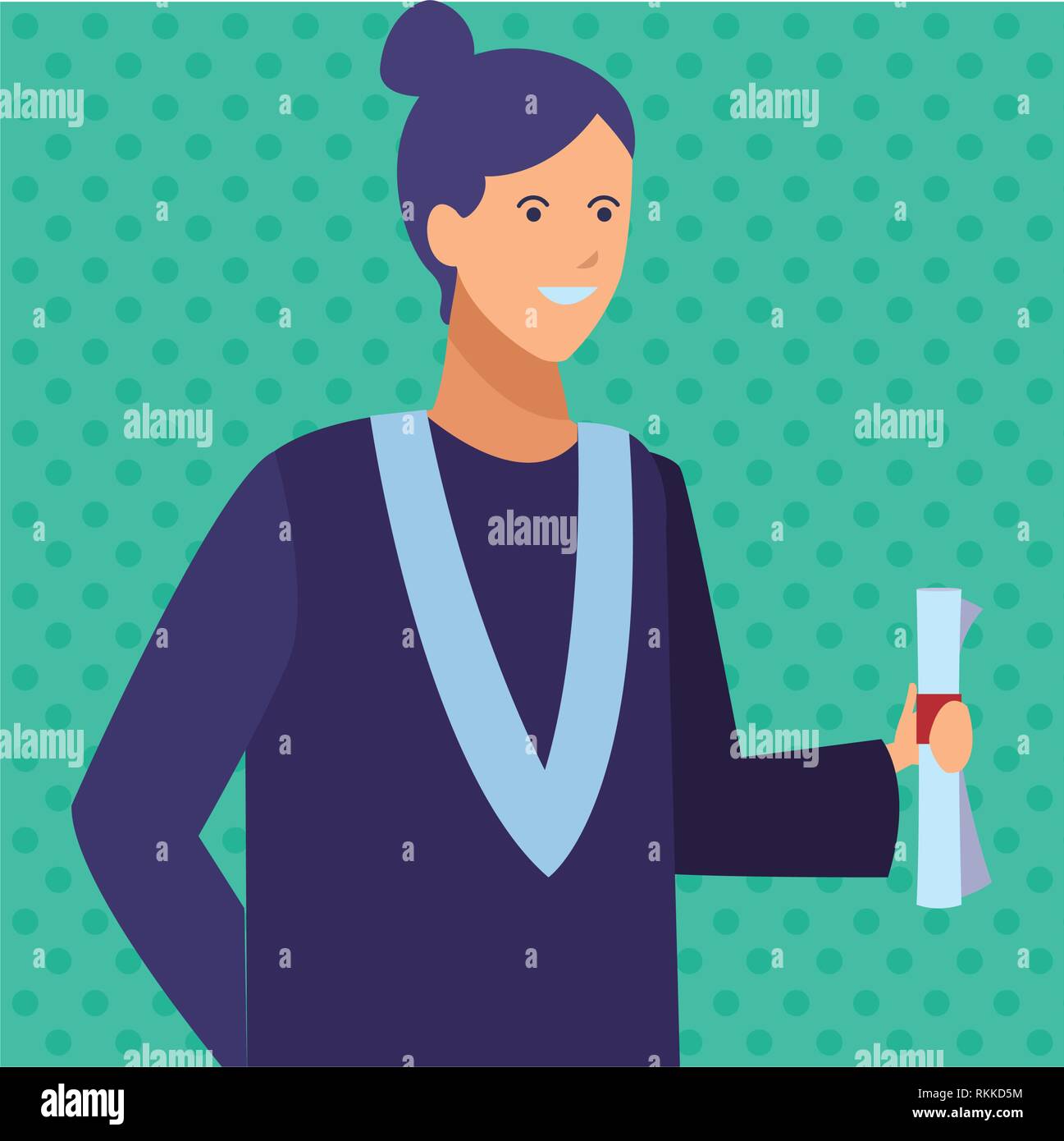 female graduation ceremony diploma Stock Vector Image & Art - Alamy