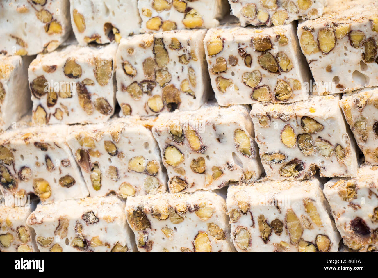 Rahat Comp Load of traditional turkish delight rahat lokum Stock Photo - Alamy