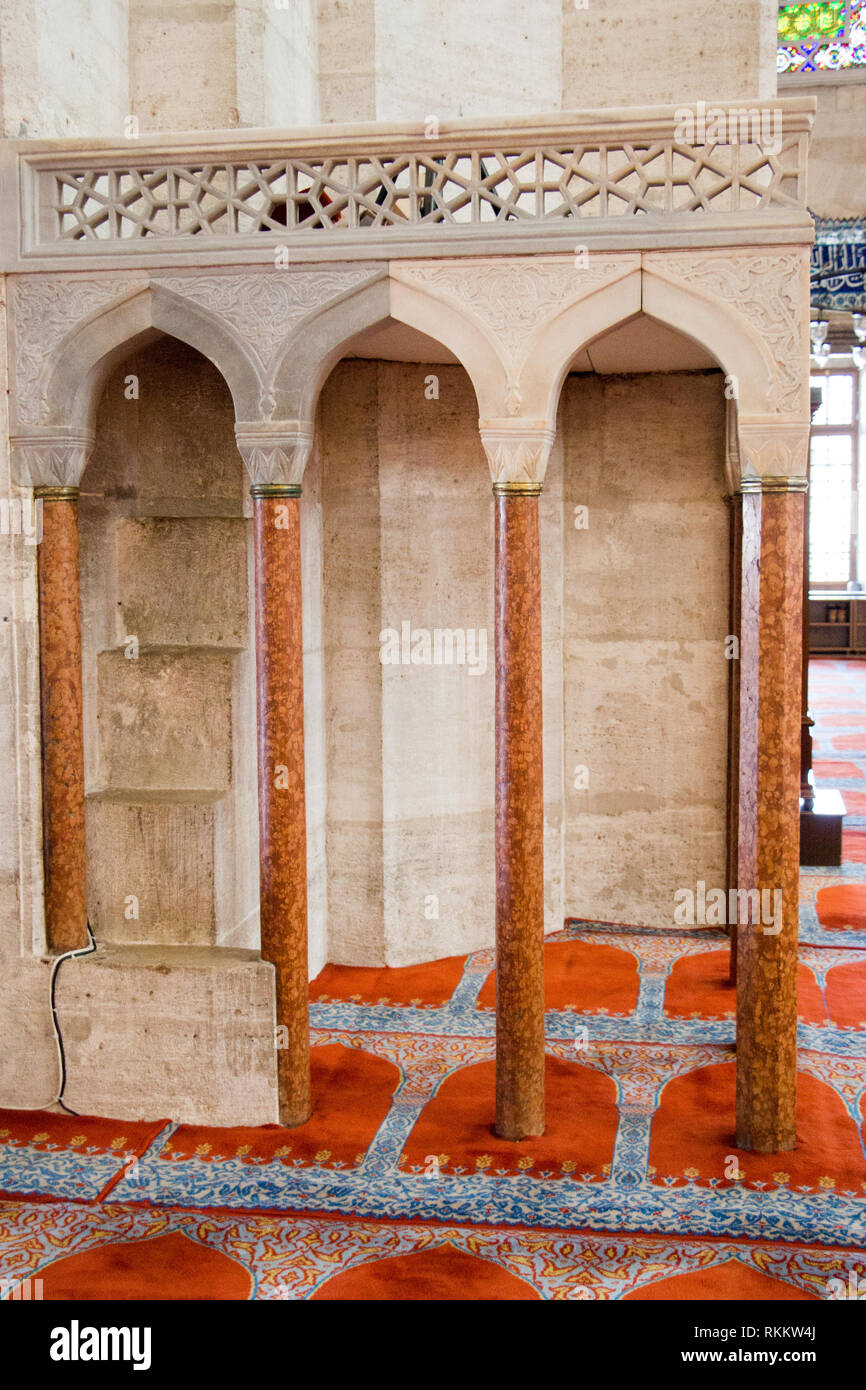 Ancient columns from Ottoman times in the view Stock Photo - Alamy
