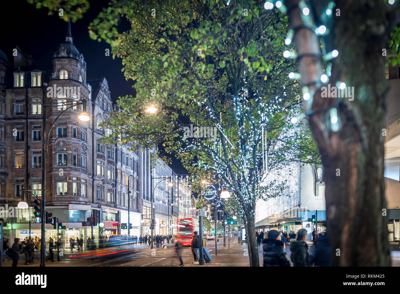 Christmas lights 2017 on Oxford street, London, UK Stock Photo Alamy