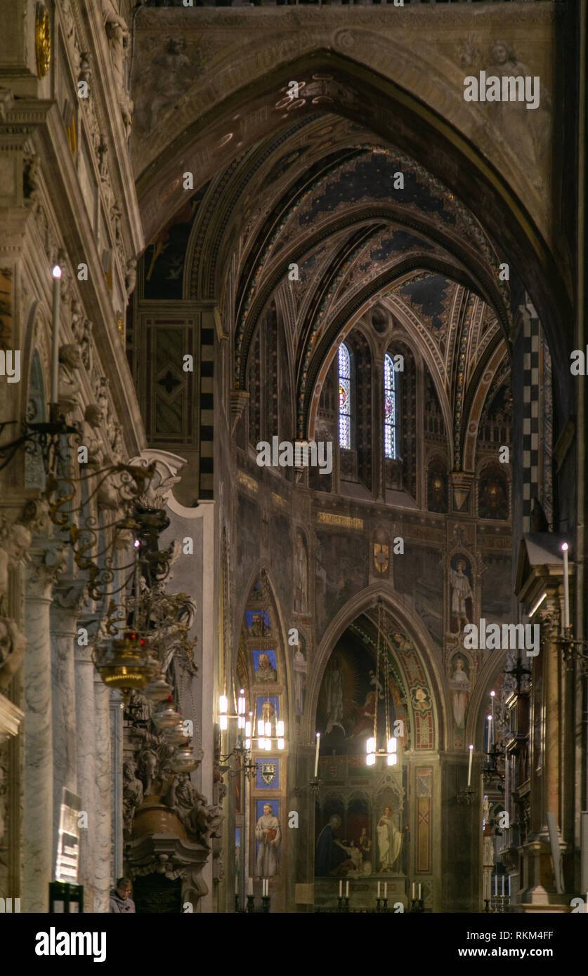 Details of wonderful architecture and decorations of Basilica Saint ...