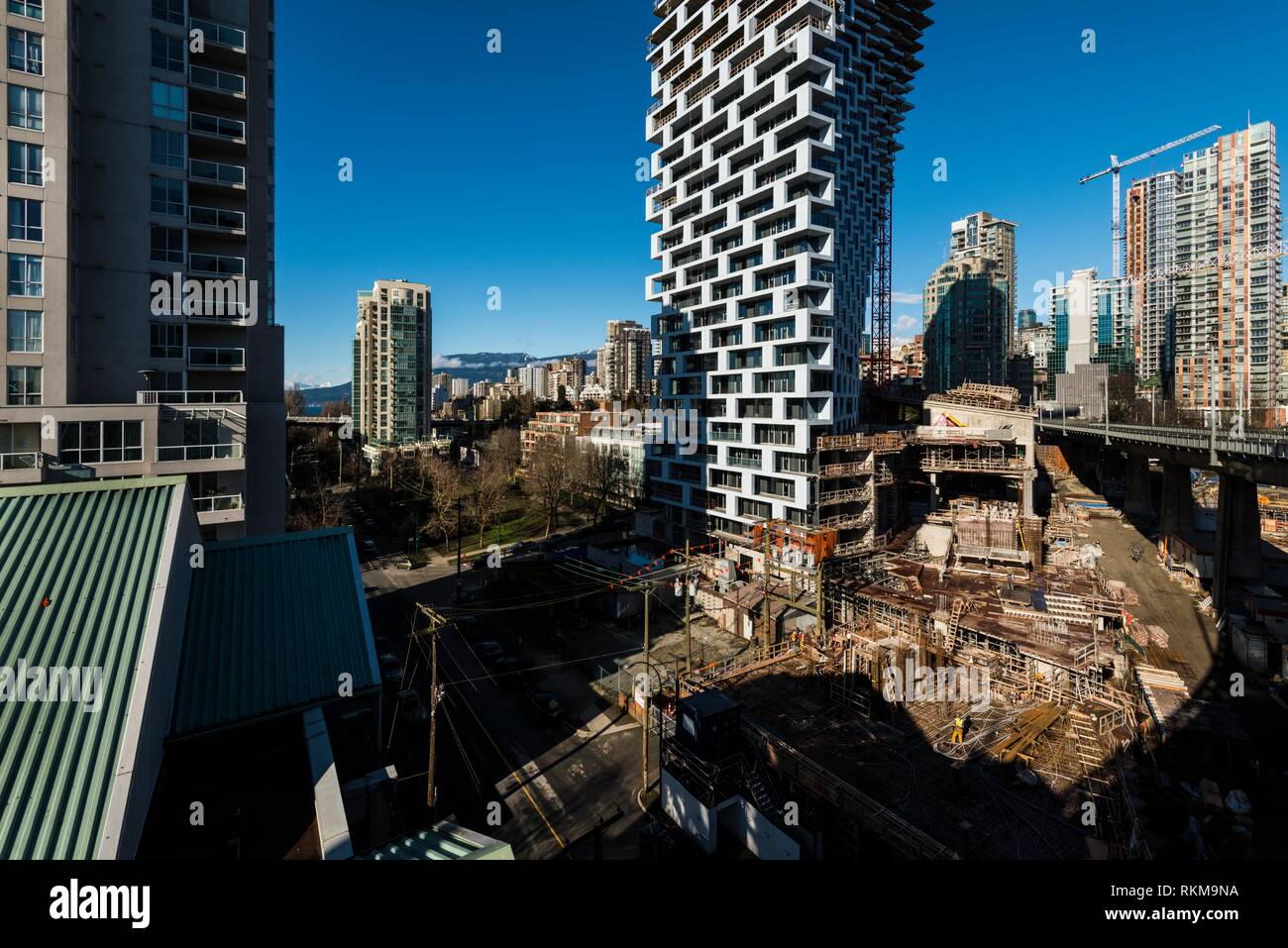 Vancouver House, a tower under construction in Vancouver, BC, Canada