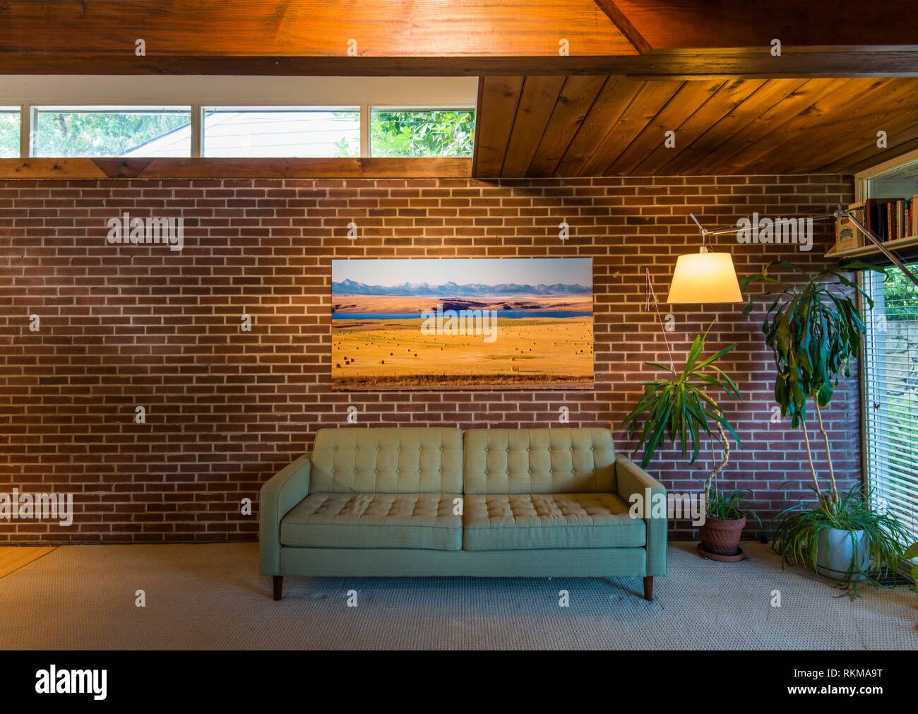 Interior Of A West Coast Modern Home Built In 1951 Designed By