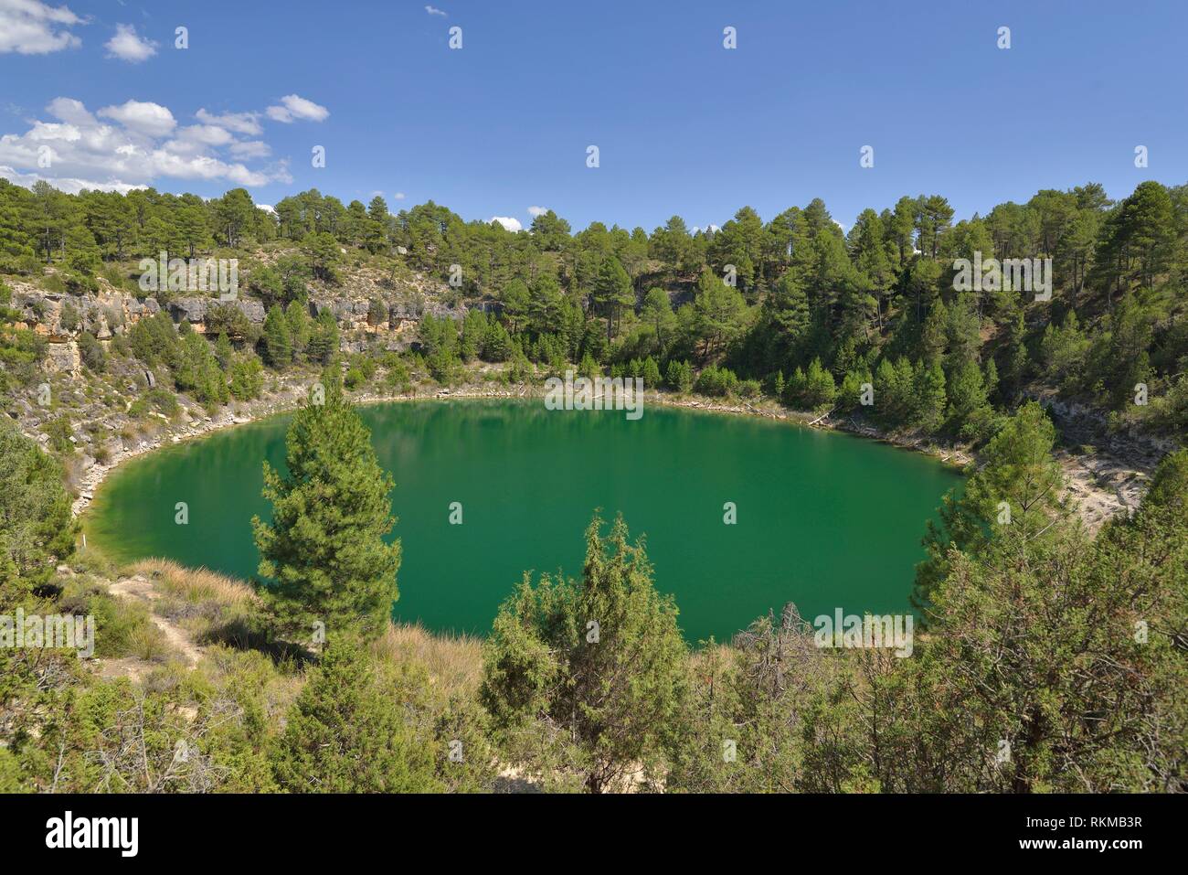 Laguna de la Gitana. Lagunas de Cañada del Hoyo, Cuenca province, Spain  Stock Photo - Alamy
