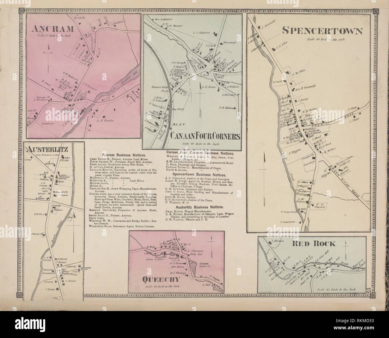 Map of new canaan new york hires stock photography and images Alamy
