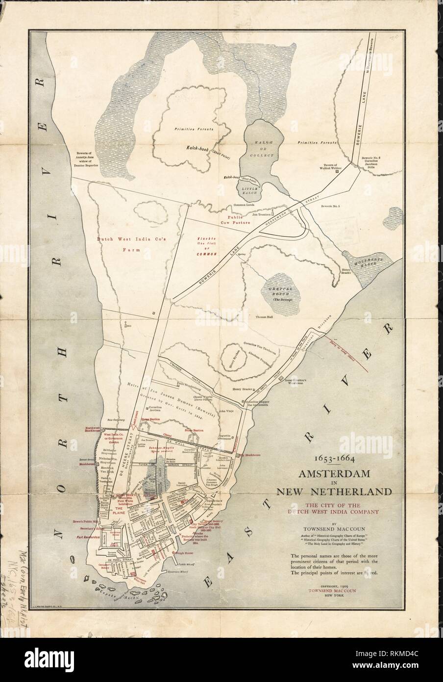 Amsterdam in New Netherland, 16531664. MacCoun, Townsend, 18451932