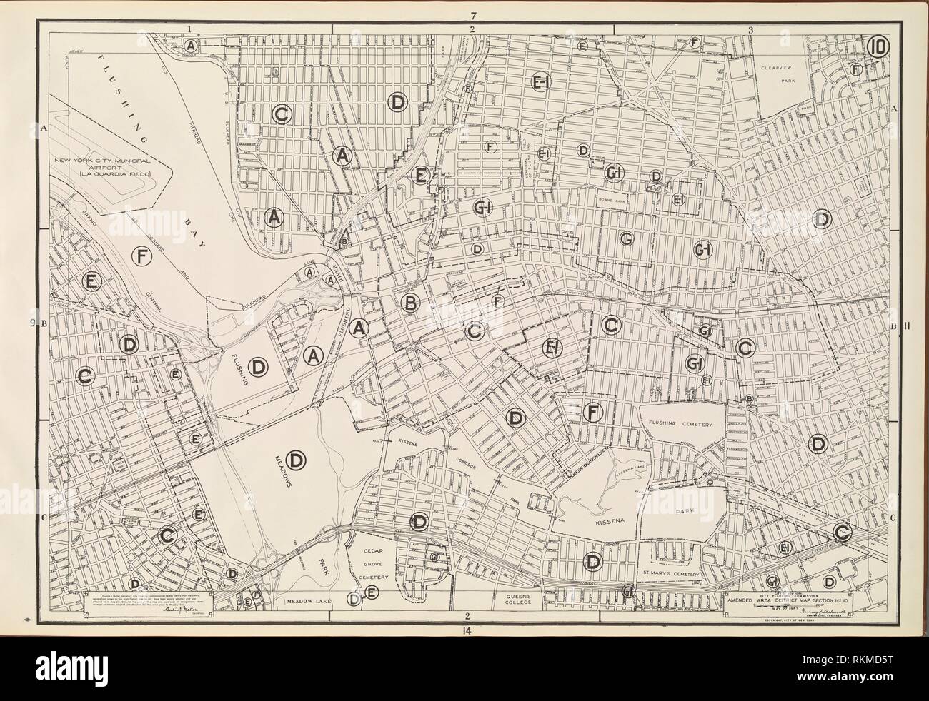 Area Zoning Map Section No. 10. Atlases of New York City New York City and Vicinity Area zoning