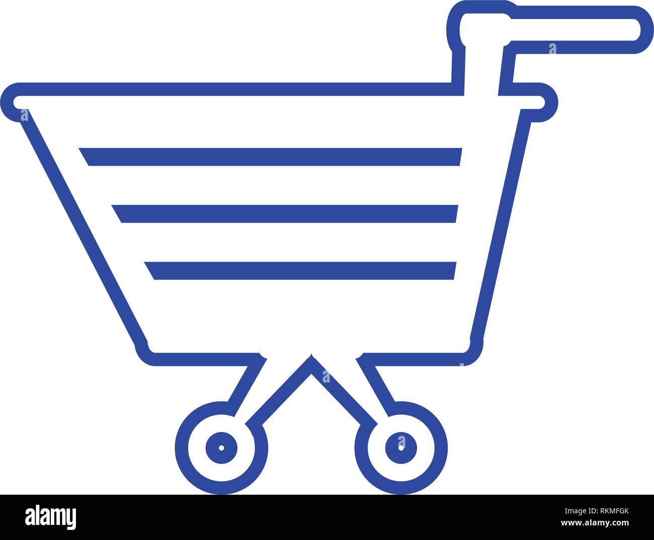 shopping cart isolated icon vector illustration design Stock Vector ...