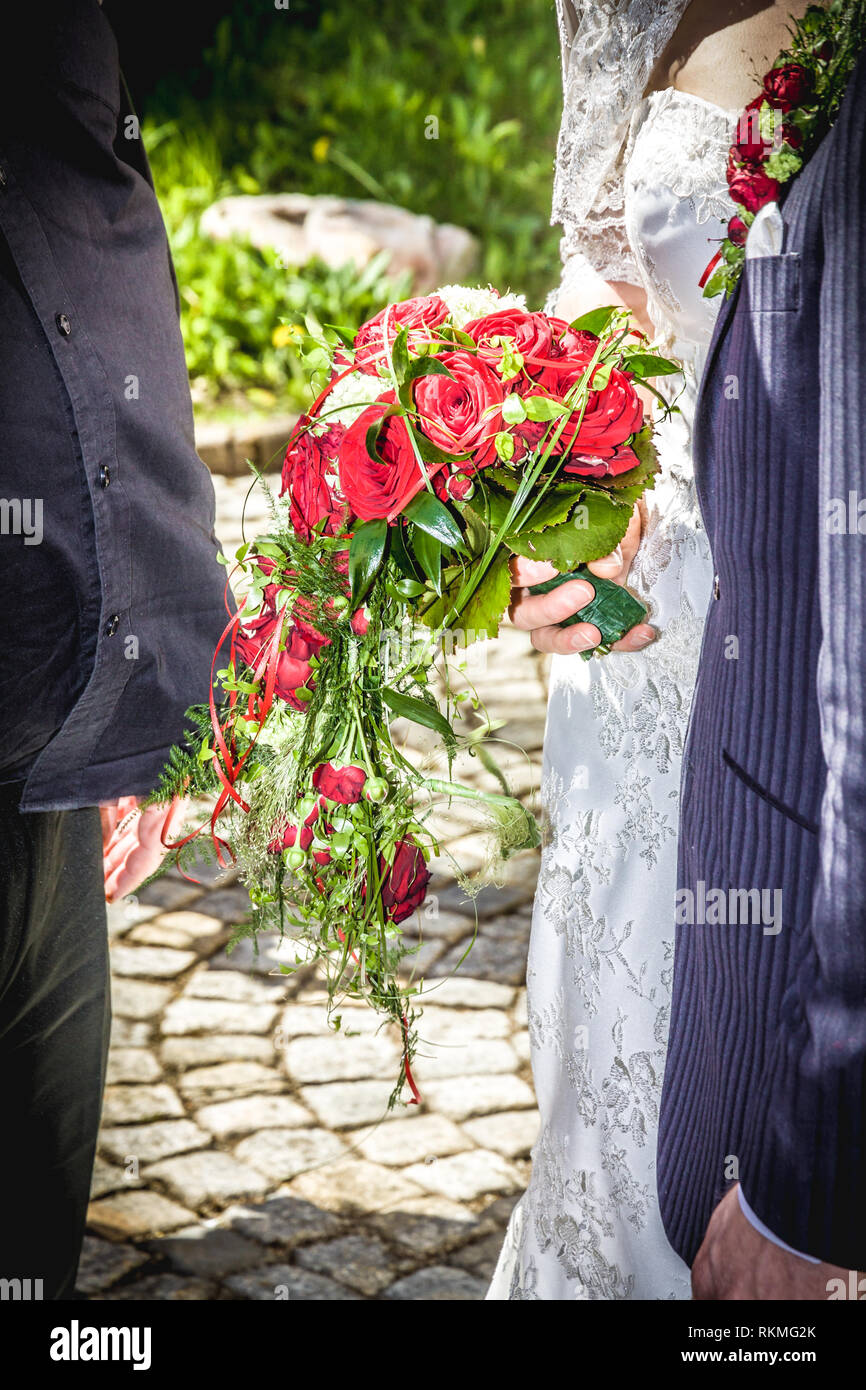 Flowers for the bride Stock Photo Alamy