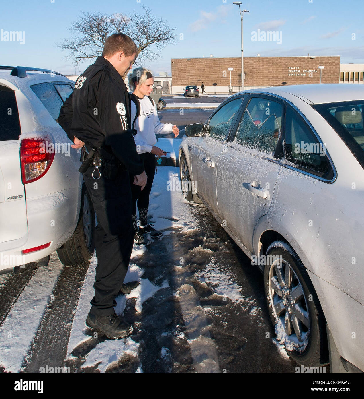 Emporia Kansas Usa February 17 2015 5 14pm Officer