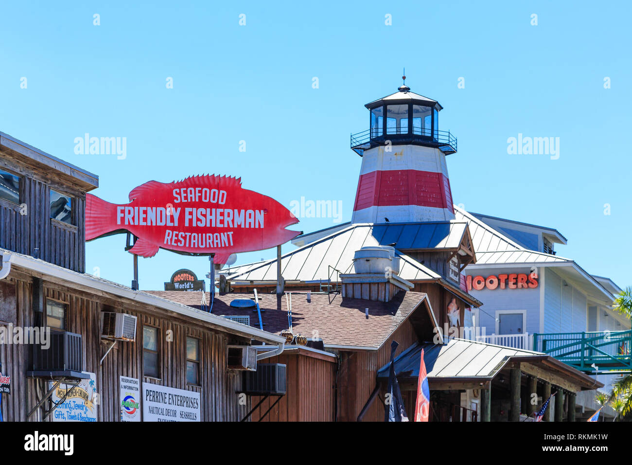 TAMPA, FLORIDA - February 24, 2016: With 2 airports, 100 miles of beaches, a cruise port and many attractions, the Tampa, St Pete, Clearwater area is  Stock Photo