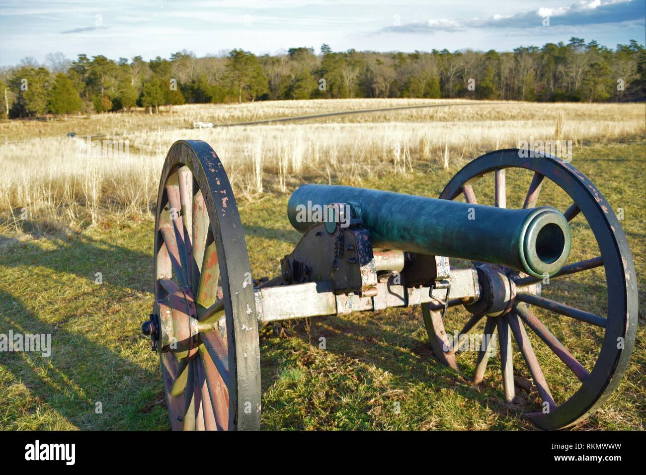 Manassas Battlefield - 14th New York State Militia Stock Photo