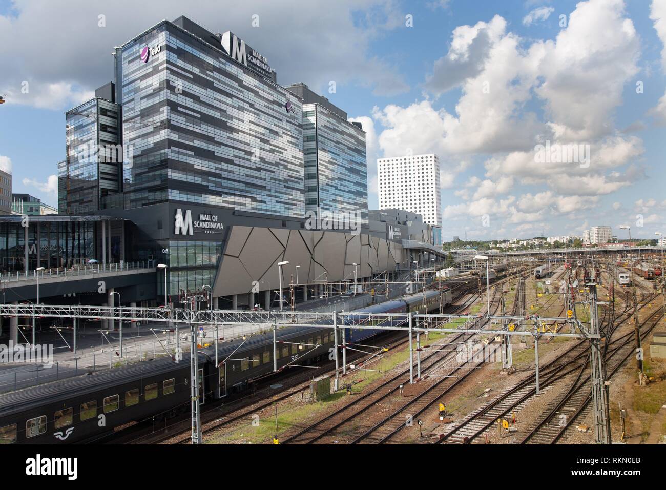 Mall Of Scandinavia Solna Stockholm Sweden Stock Photo