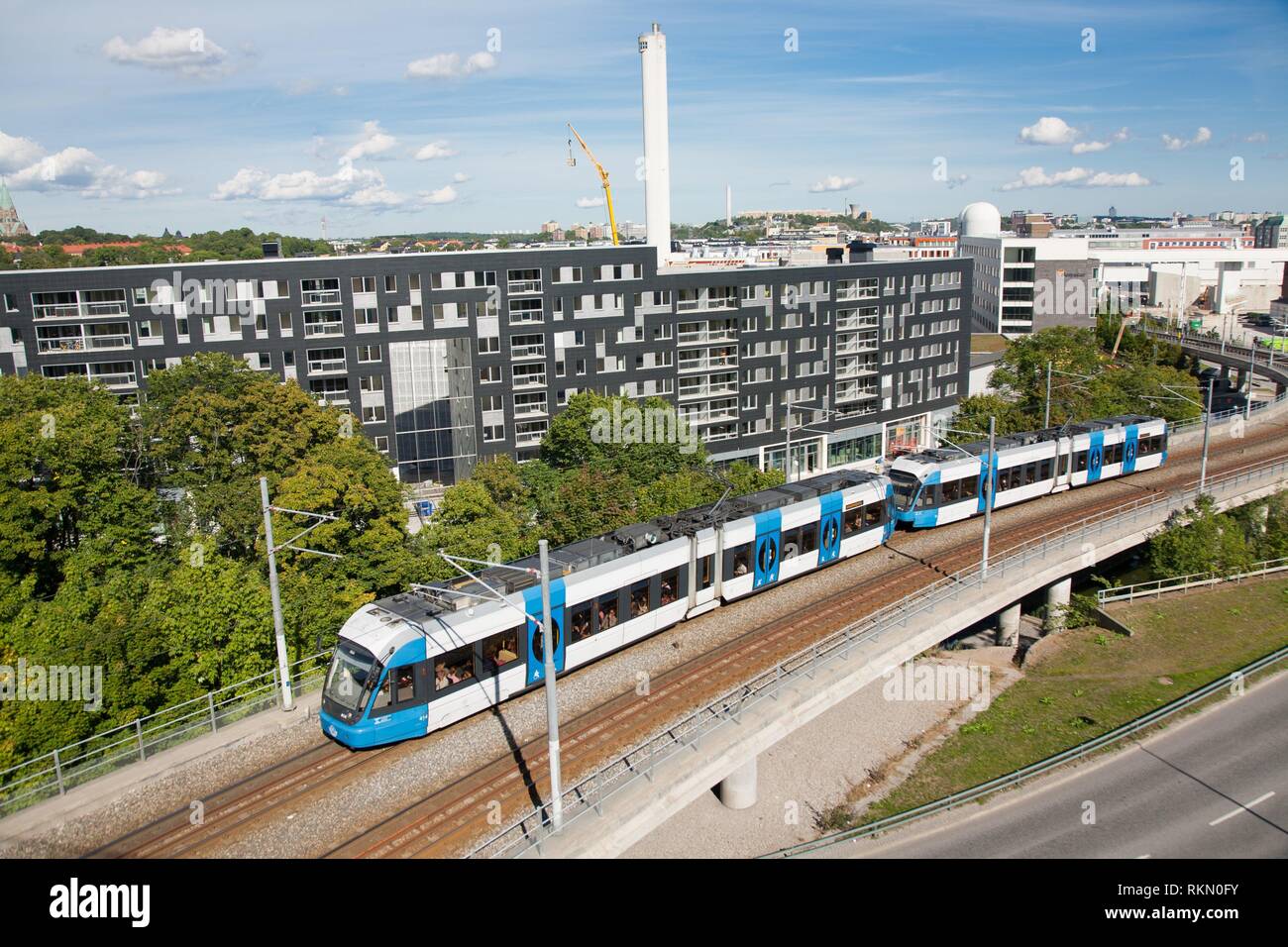 What companies run services between stockholm, sweden and hammarby sjöstad, sweden? Hammarby Sjöstad Stockholm Sweden - Hammarby Sjostad Stockholm Sweden Stock Photo Alamy
