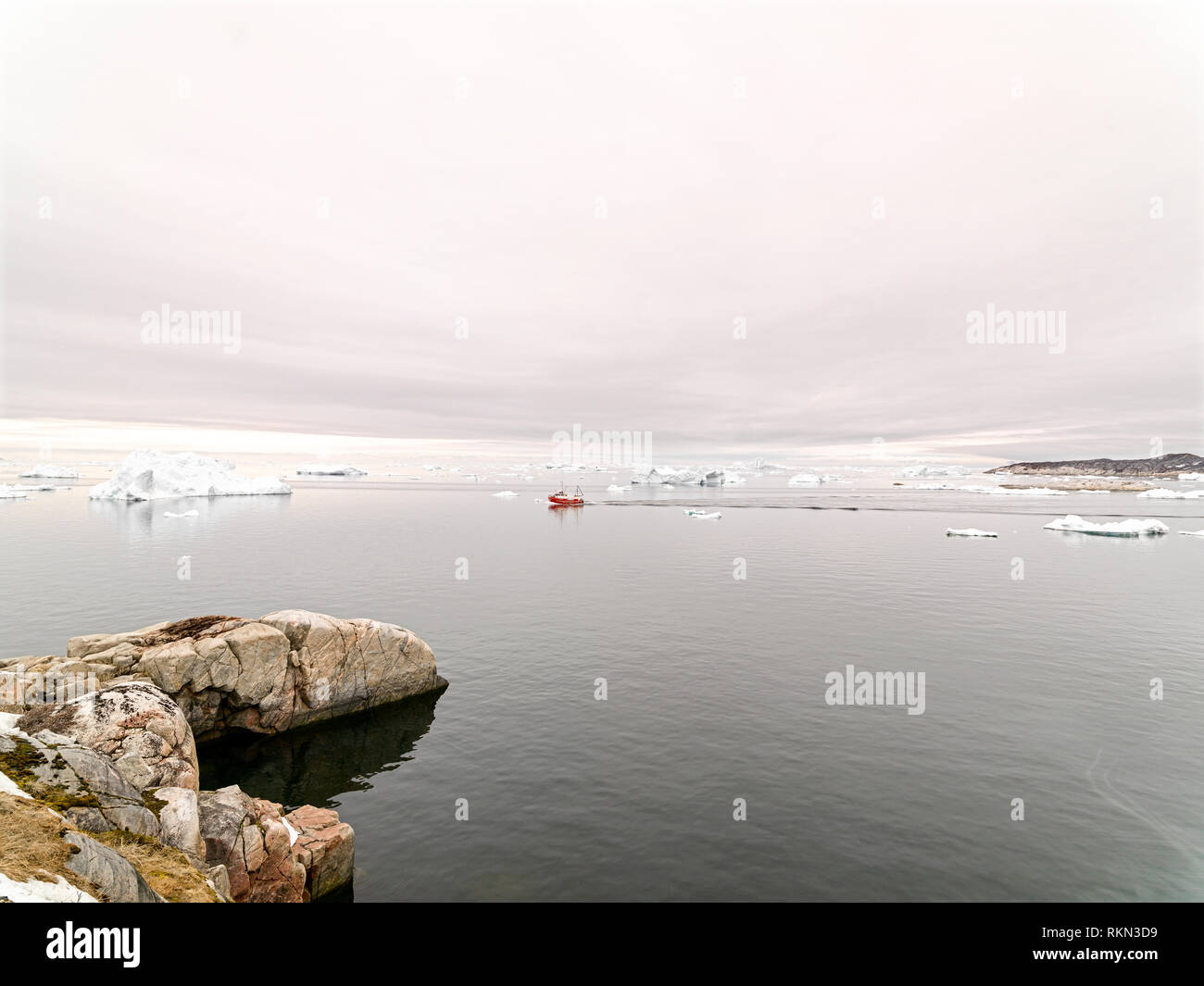 Arctic Iceberg on Arctic Ocean in Greenland Stock Photo Alamy