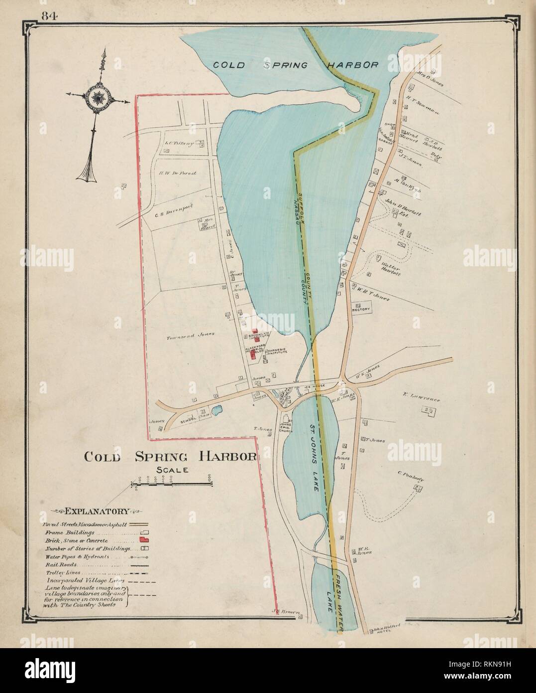 Nassau county map hires stock photography and images Alamy